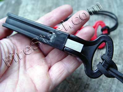 firesteel with gloves