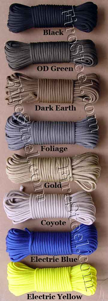7 strand 550 paracord
