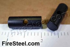 The Cyclops FireSteel Toggle has one eye in the center.  This eye, or lanyard hole, allows for the creation of a variety of gear limited only by your imagination