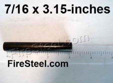 The SHTF FireSteel is a hefty thick "Fire Stick", capable of starting as many fires as you need when the SHTF.