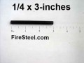 The FireSteel.com Ranger is an excellent size FireSteel for introducing groups to making fires.  A good choice for scouting and other organizations where you would like to provide a FireSteel for each individual to use