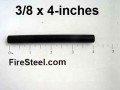 The FireSteel of Choice for many Survival Experts.  Remember - you can also configure this FireSteel to have a lanyard hole, super firesteel scraper, a lanyard, and even some magnesium tinder!